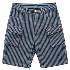 Pocket Striped Shorts