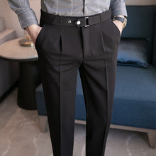 Load image into Gallery viewer, Slim Stretch Cropped Casual Pants
