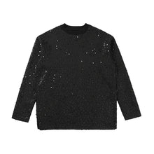 Load image into Gallery viewer, Sequin Crew Neck Long Sleeve T-Shirt
