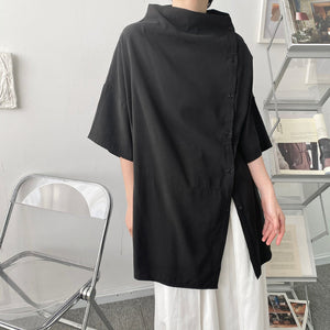 Asymmetric Design Loose Shirt