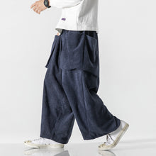 Load image into Gallery viewer, Corduroy Drape Straight Wide-leg Pants
