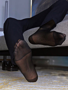 Ultra-thin Men's Striped Stockings