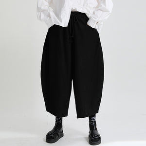 Vintage Brushed Curved Wide Leg Pants