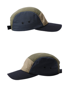 Colorblock Buckle Adjustment Baseball Cap