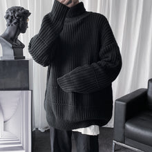 Load image into Gallery viewer, Solid Knit Turtleneck Sweater
