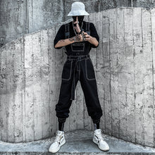 Load image into Gallery viewer, Hip-hop Functional Overalls
