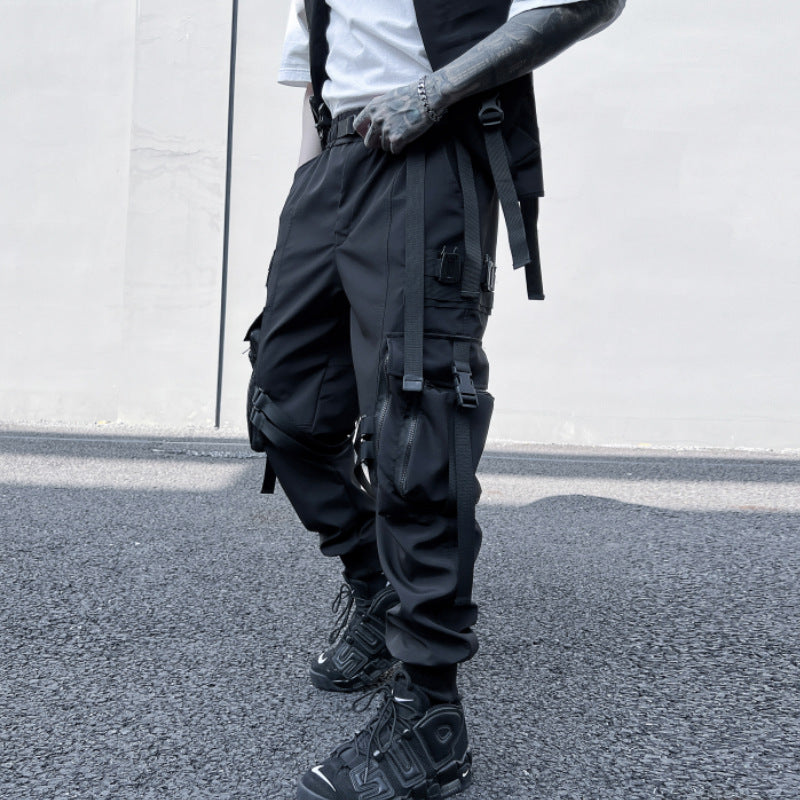 Techwear Multi Strap Cargo Pants