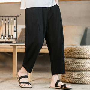 Men's Summer Linen Loose Casual Pants