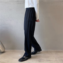 Load image into Gallery viewer, Wrinkled Casual Elastic Waist Trousers
