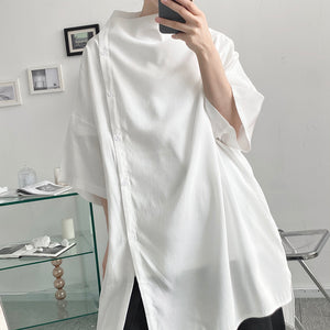 Asymmetric Design Loose Shirt