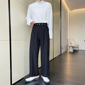 Elastic Waist Loose Casual Pants