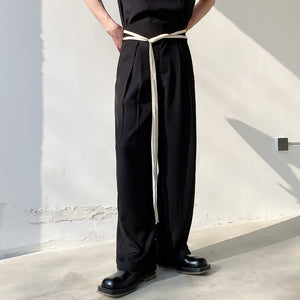 Simple Drawstring Pants