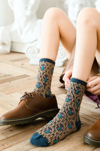 Ethnic Cute Floral Socks