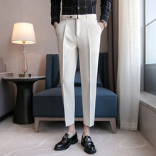 Load image into Gallery viewer, Slim Stretch Cropped Casual Pants
