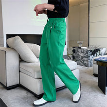 Load image into Gallery viewer, Irregular Belt Embellished Slacks
