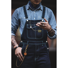 Load image into Gallery viewer, American Retro Denim Overalls
