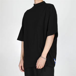 Half High Neck Cotton T-shirt