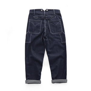 Men's Striped Loose  Jeans