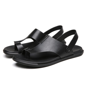 Leather Flip Flops Beach Sandals