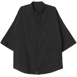 Han Three-quarter Sleeve Loose Tea Shirt