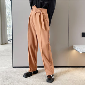 Irregular High Waist Slacks