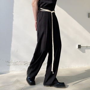 Simple Drawstring Pants