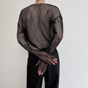 Transparent Long-sleeved T-shirt