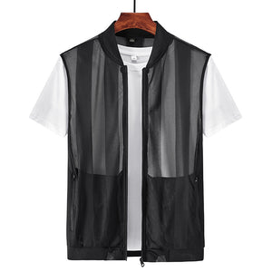 Summer Ultra Thin Mesh Vest Jacket