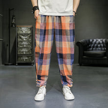 Load image into Gallery viewer, Men&#39;s Plaid Harem Pants
