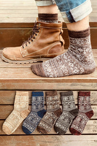 Vinatge Christmas  Ethnic Style Socks