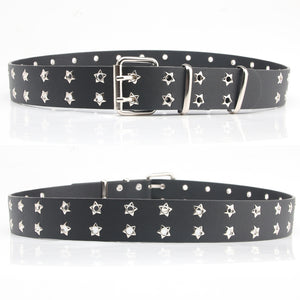 Punk Stars Dual Exhaust Eyelet Belt