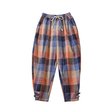 Load image into Gallery viewer, Men&#39;s Plaid Harem Pants
