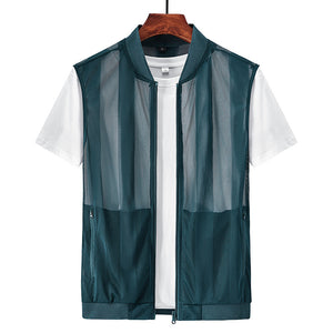 Summer Ultra Thin Mesh Vest Jacket