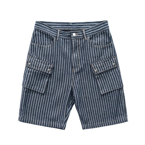 Pocket Striped Shorts