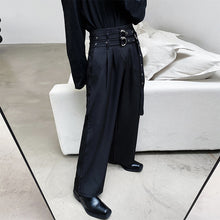 Load image into Gallery viewer, Retro High Waist Loose Trousers
