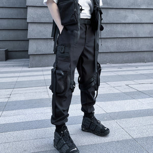 Techwear Multi Strap Cargo Pants