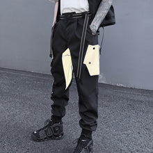 Load image into Gallery viewer, Techwear Reflective Decorative Stitching Cargo Pants
