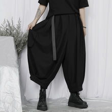 Load image into Gallery viewer, Japanese Large Pocket Casual Wide-leg Pants
