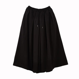 Dark Pleated Culottes