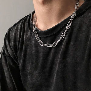 Stainless Steel Chain Wrap Necklace