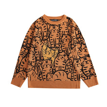 Load image into Gallery viewer, Tiger Knit Pullover Sweater
