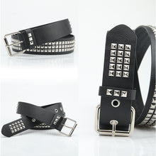 Load image into Gallery viewer, Punk Pyramid Studs Belt
