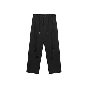 Metal Eyelets Hanging Rope Trousers