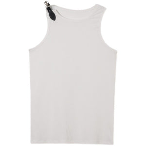 Knitted Sleeveless T-shirt