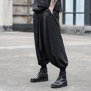 Loose Cross Crotch Casual Pants