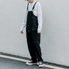 Load image into Gallery viewer, Japanese Washed-Denim Bib Overalls
