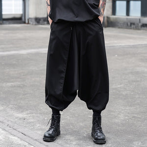 Loose Cross Crotch Casual Pants