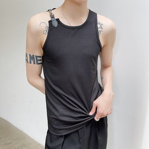 Knitted Sleeveless T-shirt