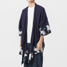 Load image into Gallery viewer, Flying Crane Printed Cardigan
