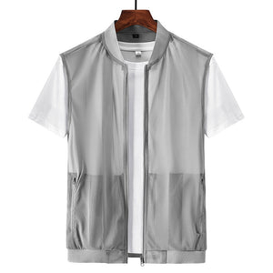 Summer Ultra Thin Mesh Vest Jacket